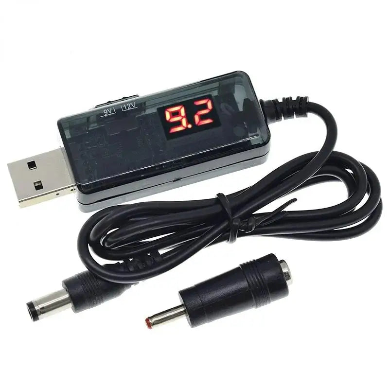 USB Step-Up Boost Converter Cable 5V to 9V 12V DC DC Step-Up Converter SPOT