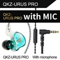 QKZ URUS PRO HiFi Wired Earbuds – IPX4 Sport IEMs with Mic Wired In-Ear Monitors SPOT cyan with mic