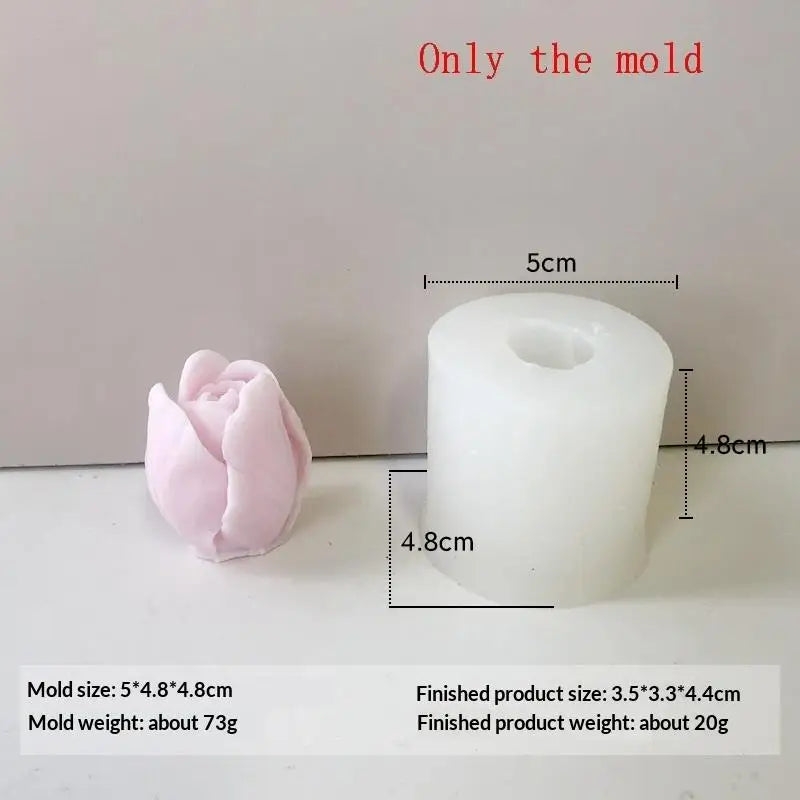 Tulip Silicone Mold – Candle, Resin, Soap & Chocolate Silicone Craft Mold SPOT A7