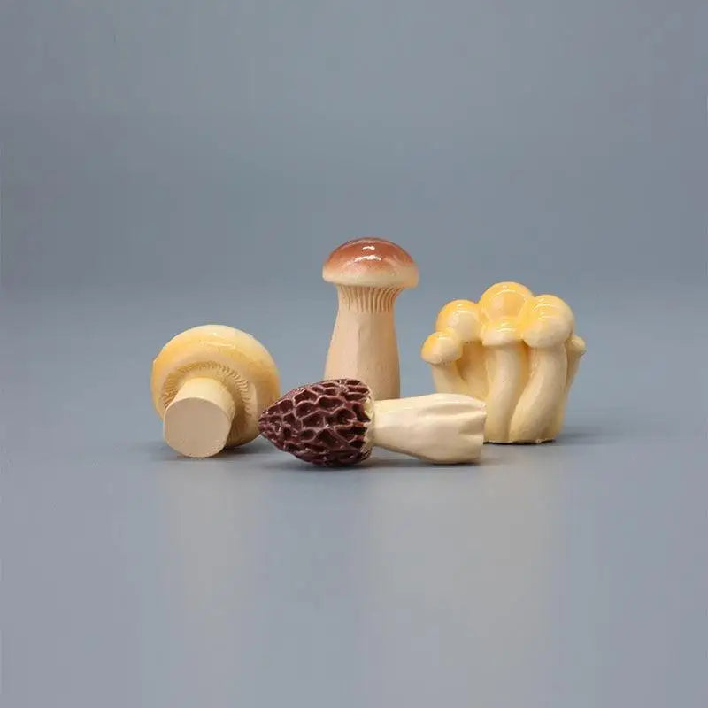 8-Piece Resin Mini Mushroom Fairy Garden Figurines Set Garden Figurine Set SPOT