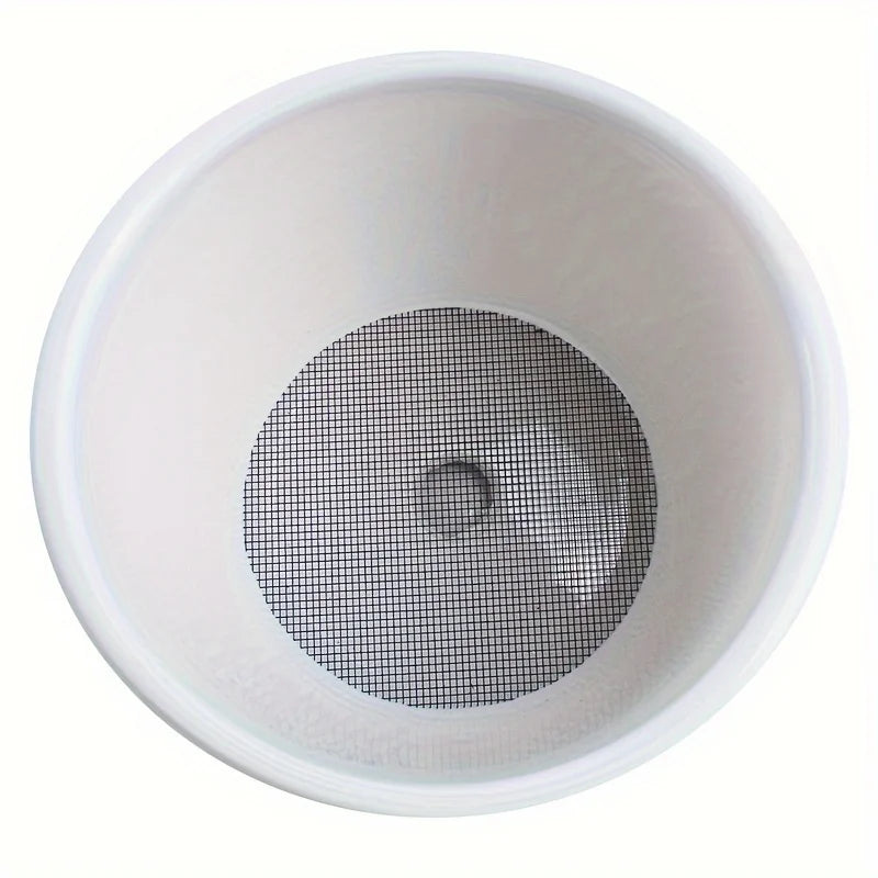 50-Pack Round Drainage Mesh Pads for Flower Pots & Bonsai Drainage Mesh Pads SPOT