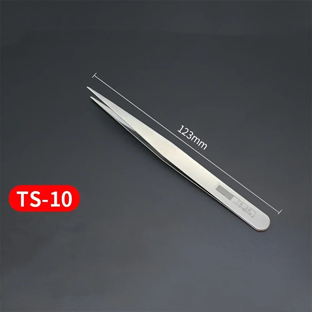 6-Pack Anti-Magnetic Stainless Steel Precision Tweezers Set Precision Tweezers Set SPOT
