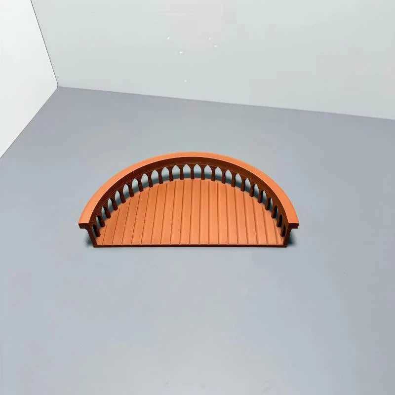 Dollhouse Wall-Mounted Storage Rack – European Mini Cabinet Dollhouse Accessory SPOT A3