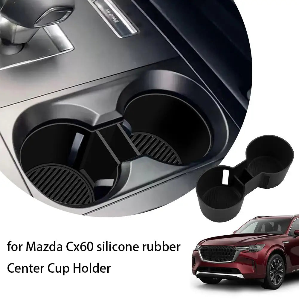 Silicone Cup Holder Cover for Mazda CX-60 CX-80 CX-90 2024–2025 Cup Holder Cover SPOT