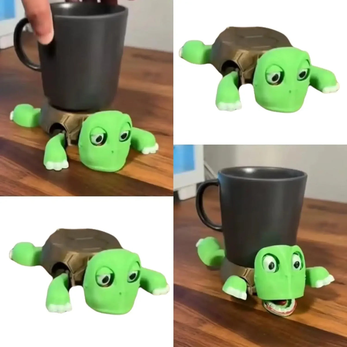 Cute 3D Printed Turtle Coaster – Cup Pad & Table Decor Novelty Coaster SPOT