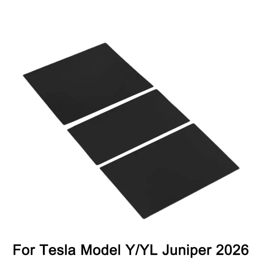 Silicone Console Pad for Tesla Model Y YL Juniper 2026 Car Interior Protector SPOT Black