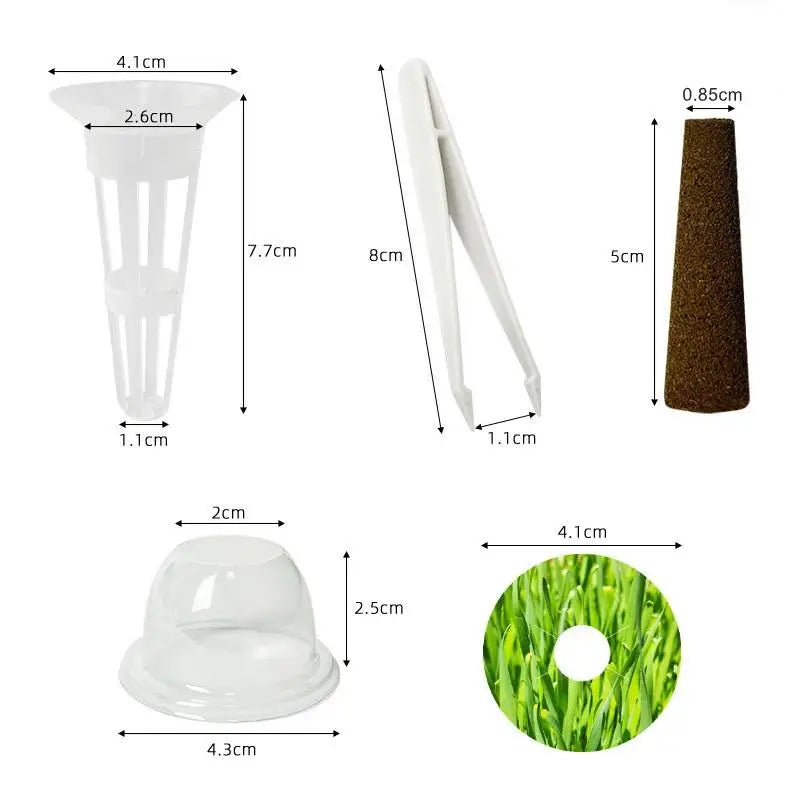 67-Piece Seed Pod Kit – Universal Hydroponics Grow Pods Hydroponic Seed Pod Kit SPOT A67pcs