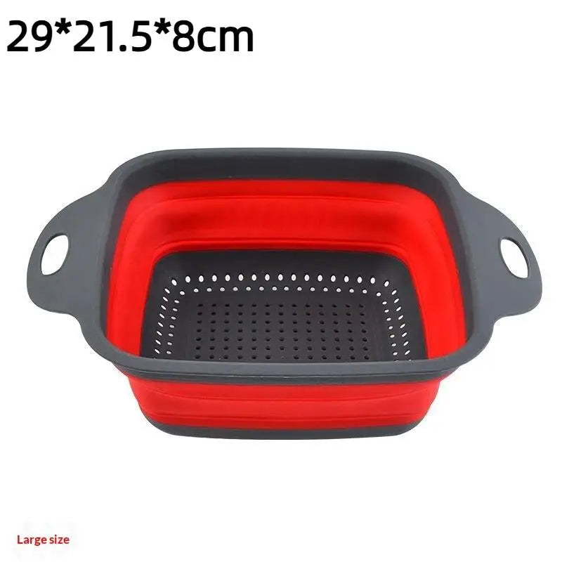 Foldable Colander Basket – BPA-Free PP Kitchen Strainer Collapsible Colander SPOT A4