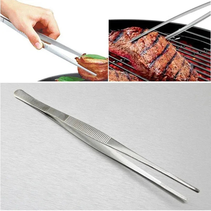 Stainless Steel BBQ Food Tongs – Multifunction Kitchen Clip Kitchen Food Tongs SPOT