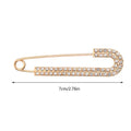 Crystal Zircon Brooch Pin – Rhinestone Safety Pin for Women Fashion Brooch Pin SPOT B