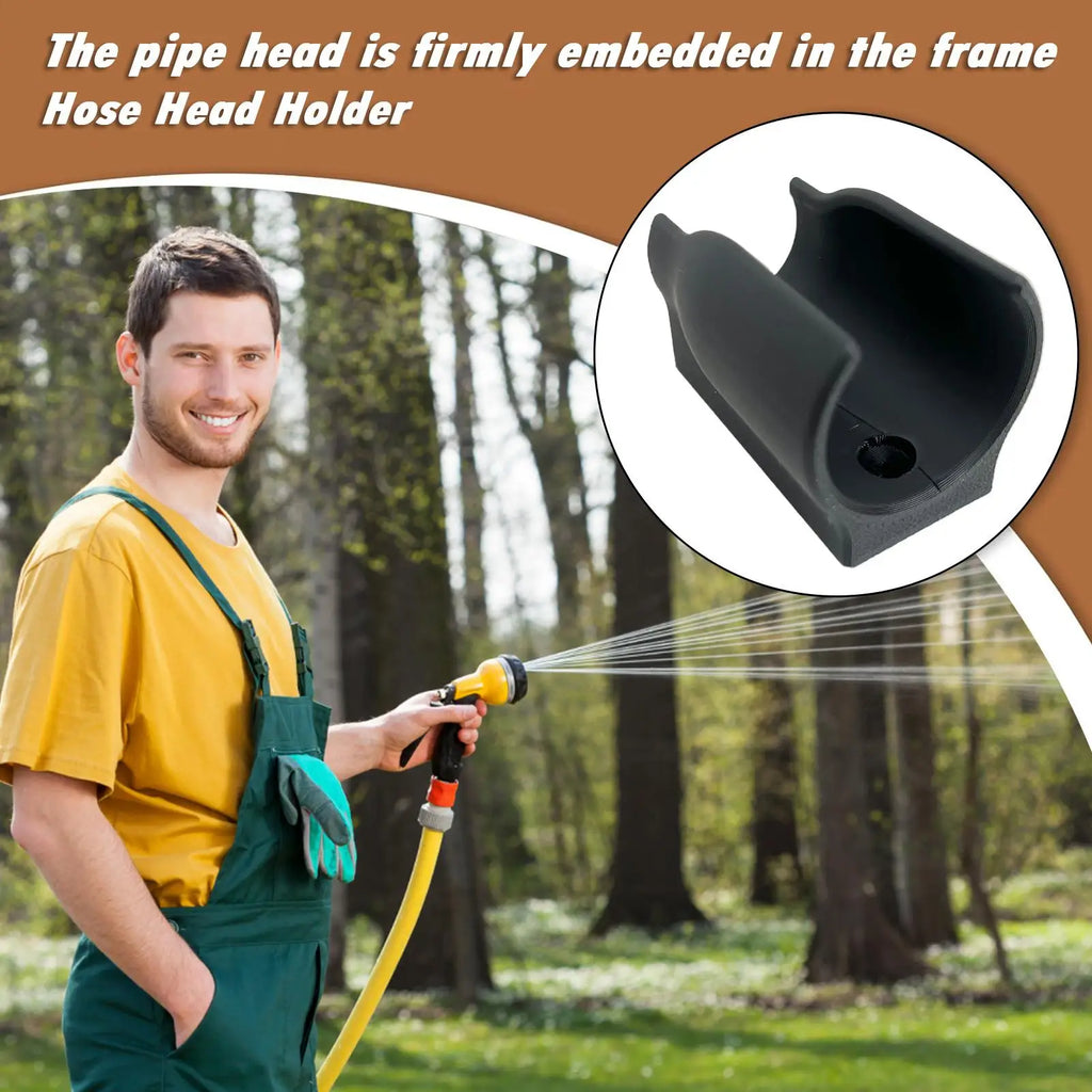 Garden Hose Holder Wall Mount – Anti-Slip Nozzle Bracket Hose Holder Bracket SPOT