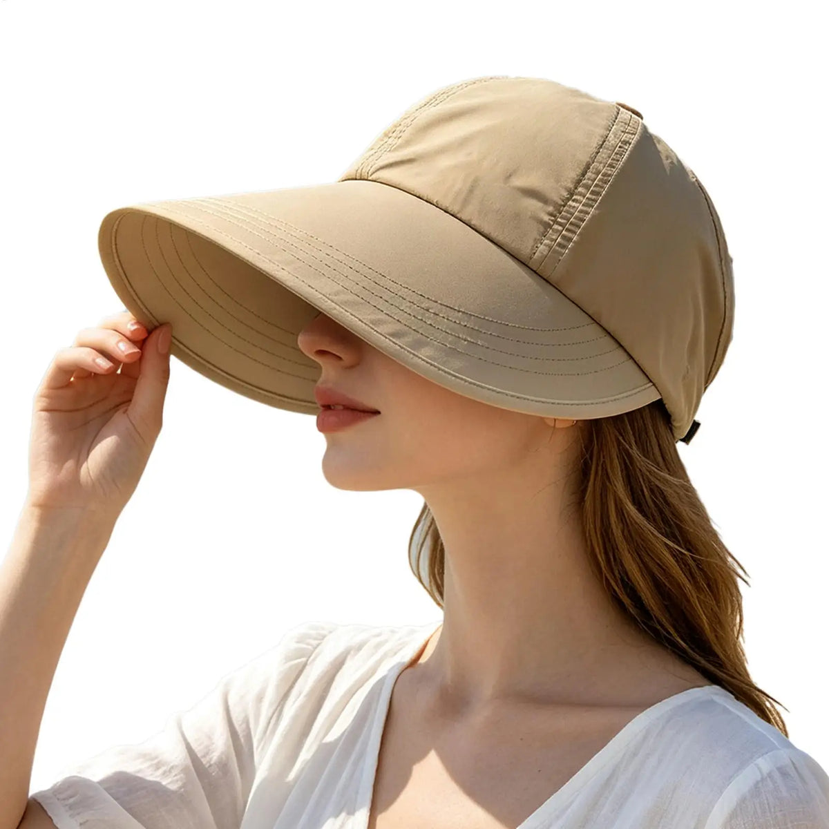 Women's Wide Brim UV Sun Hat – Quick-Dry Baseball Cap Sun Hat SPOT