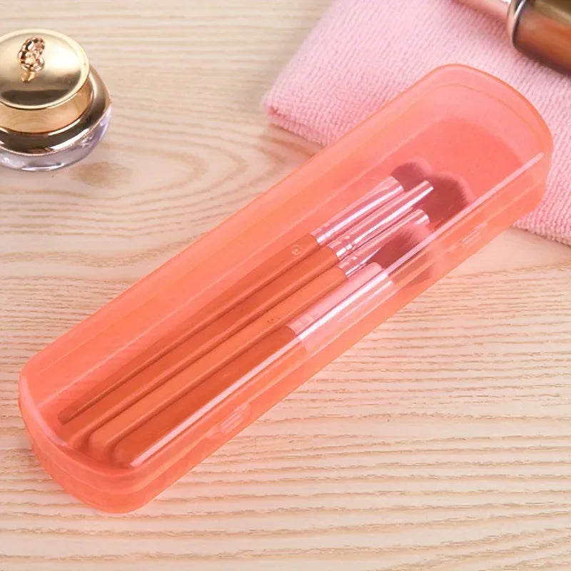 Travel Toothbrush & Toothpaste Storage Case – Waterproof Toothbrush Travel Case SPOT Pink