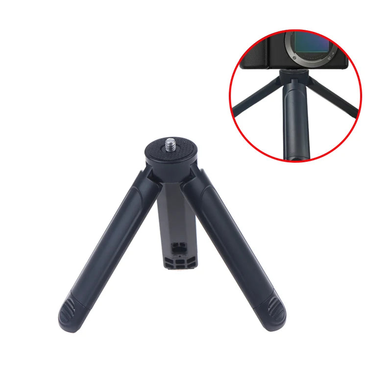 Foldable Mini Tripod 1/4" Screw Mount – Camera Handle Grip Mini Camera Tripod SPOT Default Title