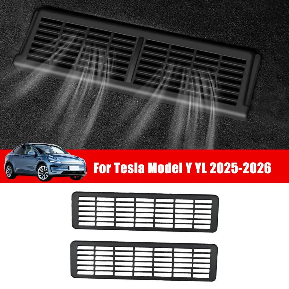 Tesla Model Y 2025-2026 Under-Seat Floor Air Vent Cover 2-Pack Car Vent Cover SPOT