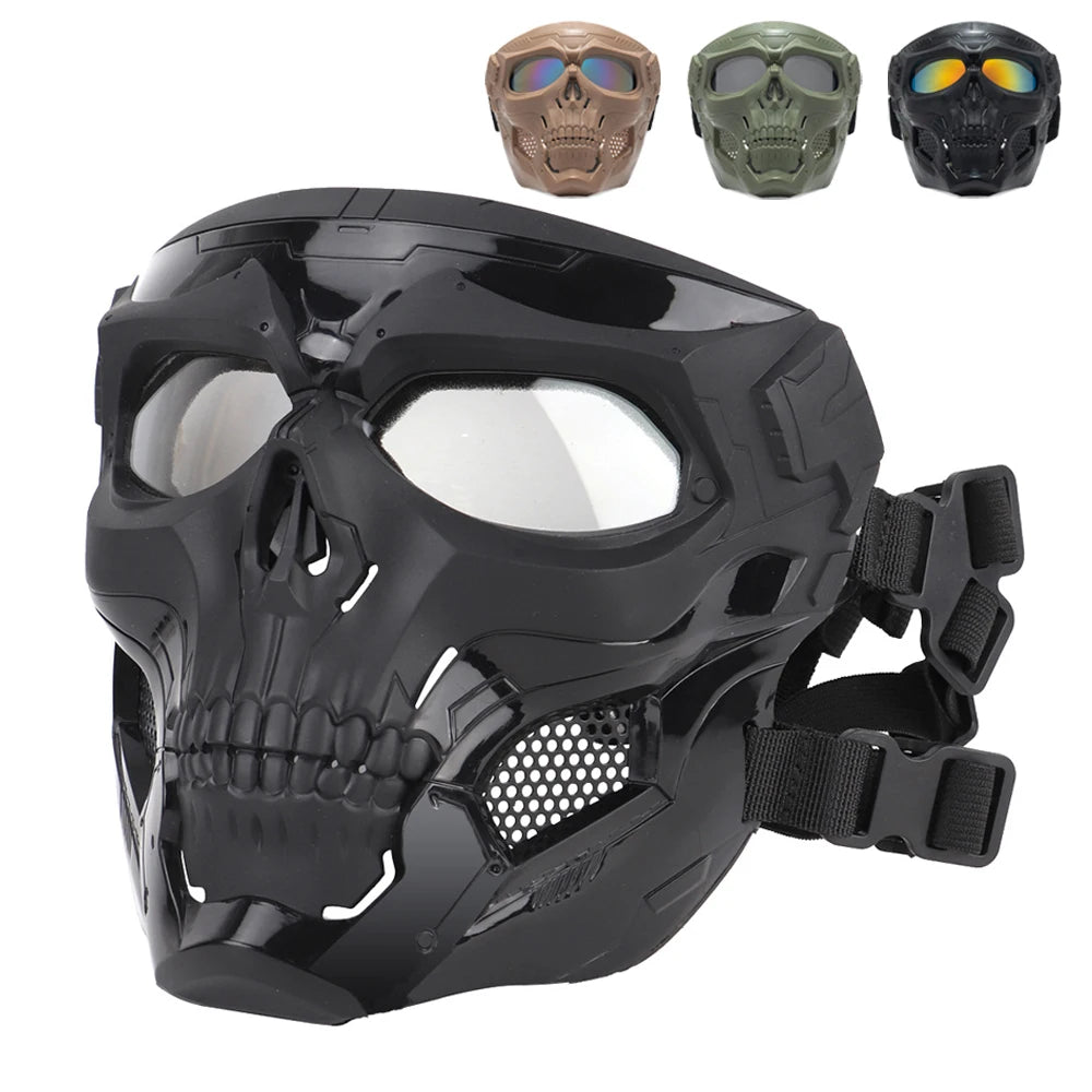 Skull Full Face Mask – Windproof Motorcycle & Cycling Goggle Tactical Face Mask SPOT