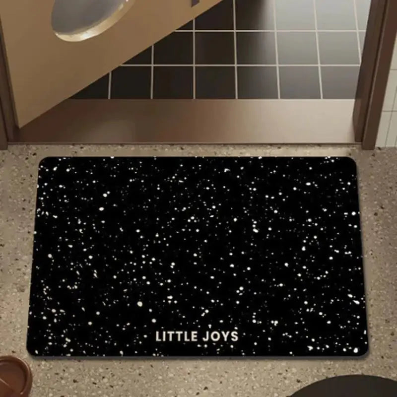 Oval Speckled Diatomite Bath Mat – Non-Slip & Quick-Dry Diatomite Bath Mat SPOT B