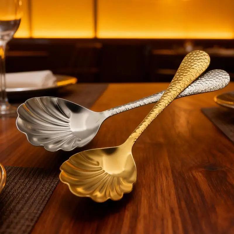 Stainless Steel Slotted Serving Spoon – 22CM Long Handle Slotted Serving Spoon SPOT