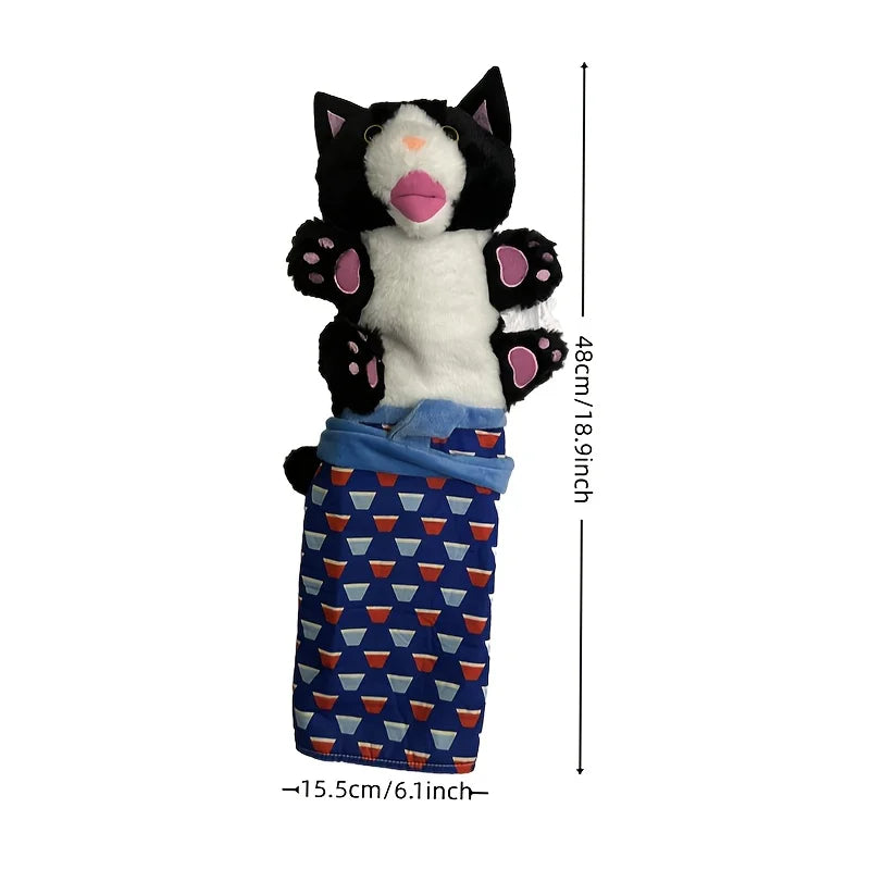 Interactive Cat Wrestling Puppet Toy – Poseable Plush Plush Pet Toy SPOT