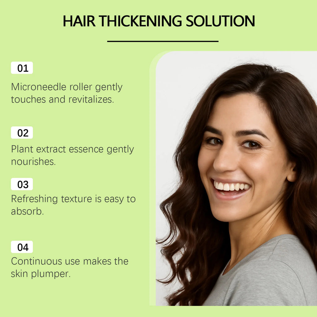Hoygi Hair Serum Microneedle Roller Set – Scalp Nourishing Kit Hair Serum Roller Set SPOT