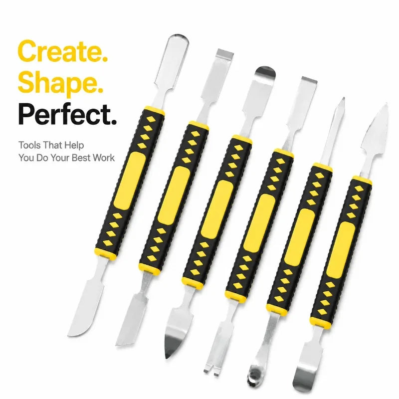 6-Piece Metal Pry Spudger Set – Electronics Screen Repair Kit Electronics Repair Tools SPOT