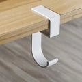 VIKEFON Metal Headphone Stand & Table Side Hanging Hook Headphone Stand SPOT White 2