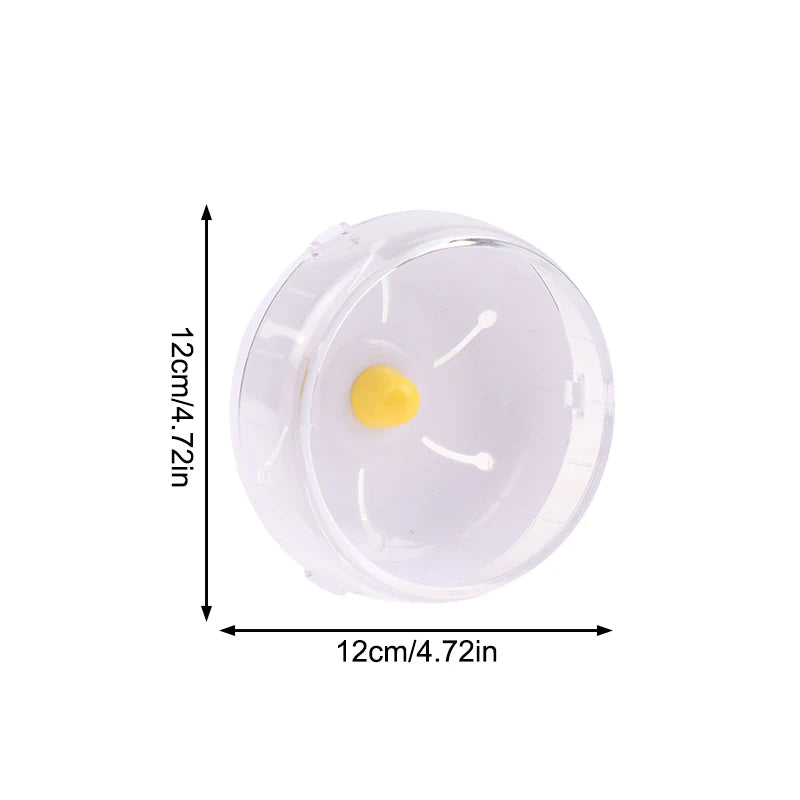 Silent Hamster Running Wheel – Waterproof Exercise Disc Toy Pet Exercise Wheel SPOT White 120mm