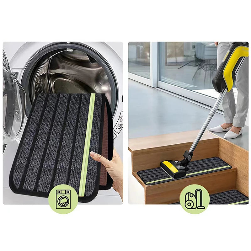 Campervan Door Step Mat – Non-Slip Carpet & Reflective Strip Vehicle Step Mat SPOT