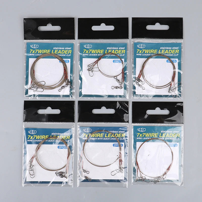Steel & Titanium Fishing Wire Leader – Anti-Bite, Anti-Tangle Fishing Wire Leader SPOT