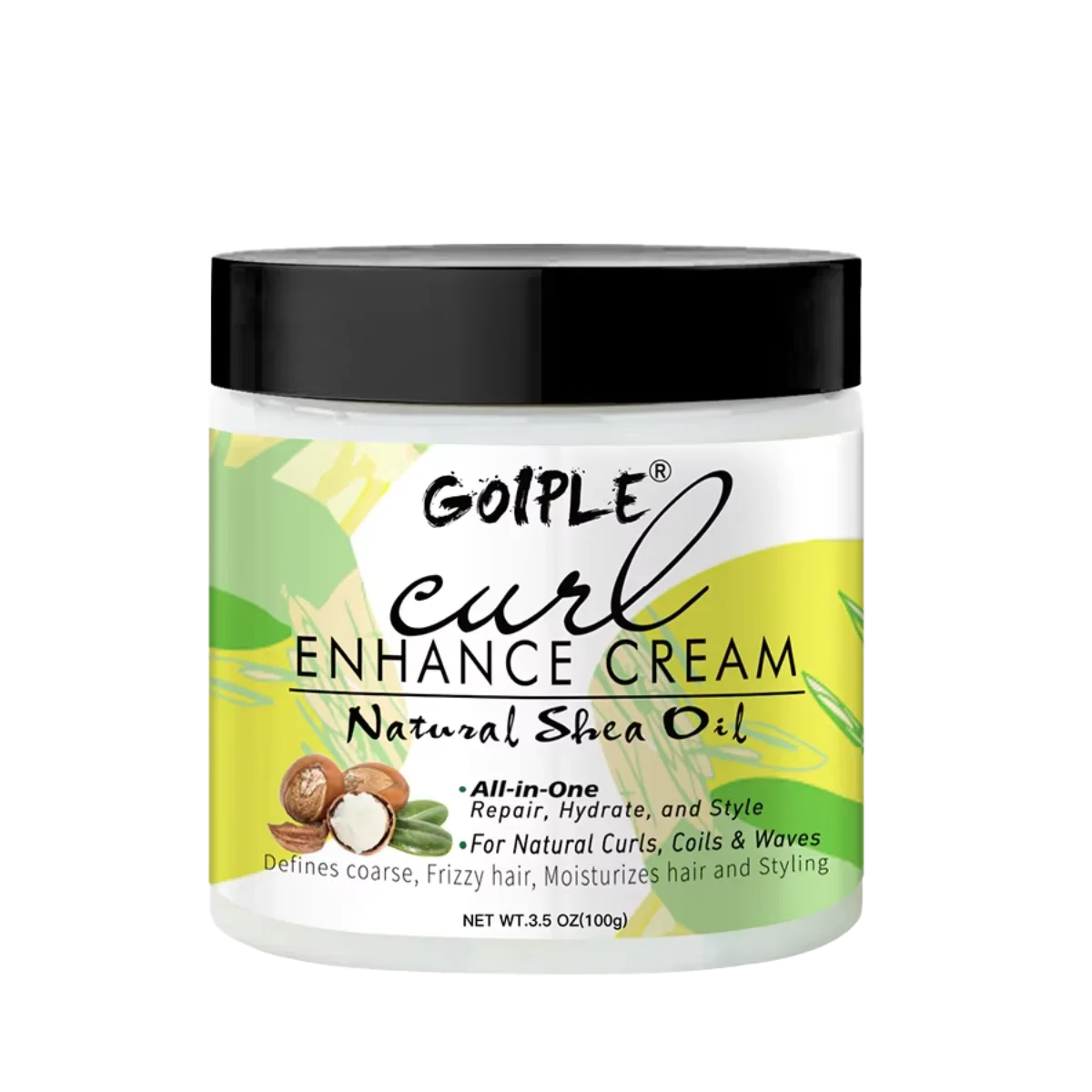 Goiple Curl Cream with Shea & Coconut Oil – 100g Curl Enhancing Cream SPOT Default Title
