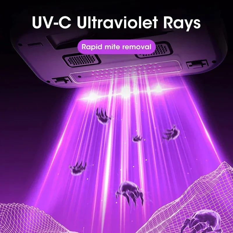 UV Mite Cleaner 20000Pa HEPA Vacuum for Mattress & Furniture Handheld UV Vacuum SPOT