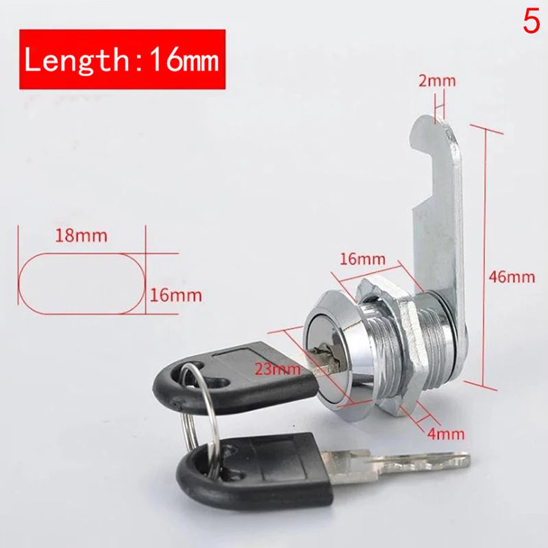 HUXUAN Cam Cylinder Lock – Cabinet, Mailbox & Drawer Cylinder Cam Lock SPOT 416mm Same key