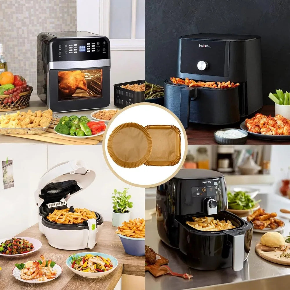 Air Fryer Disposable Paper Liners Non-Stick | 50/100 Pack Air Fryer Liners SPOT