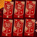 6-Pack Lunar New Year Lucky Red Envelopes – 2027 Goat Design Lucky Red Envelopes SPOT A7