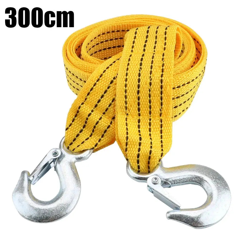 3-Ton Tow Strap with Steel Hooks – Off-Road & Emergency Recovery Tow Strap SPOT 1PC