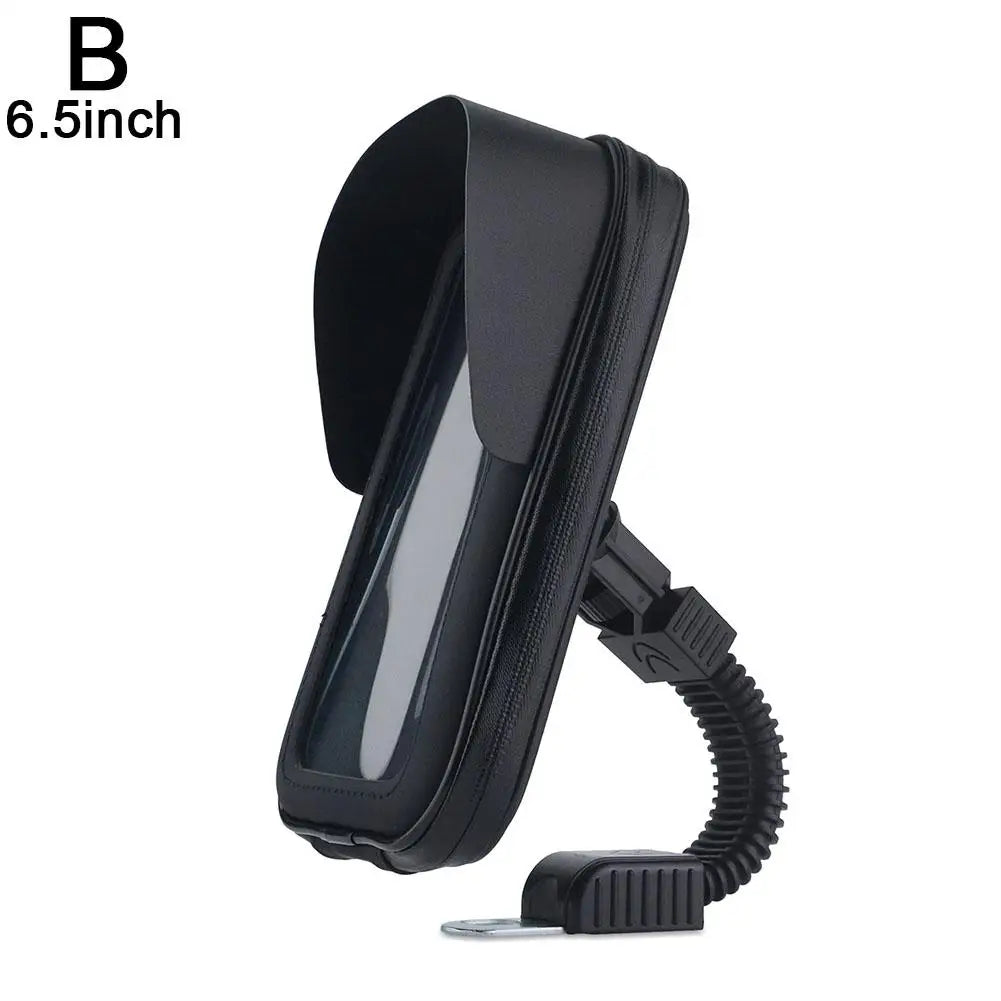 Motorcycle Waterproof Phone Holder Bag with Sun Visor Mount Motorcycle Phone Mount SPOT 6.5in