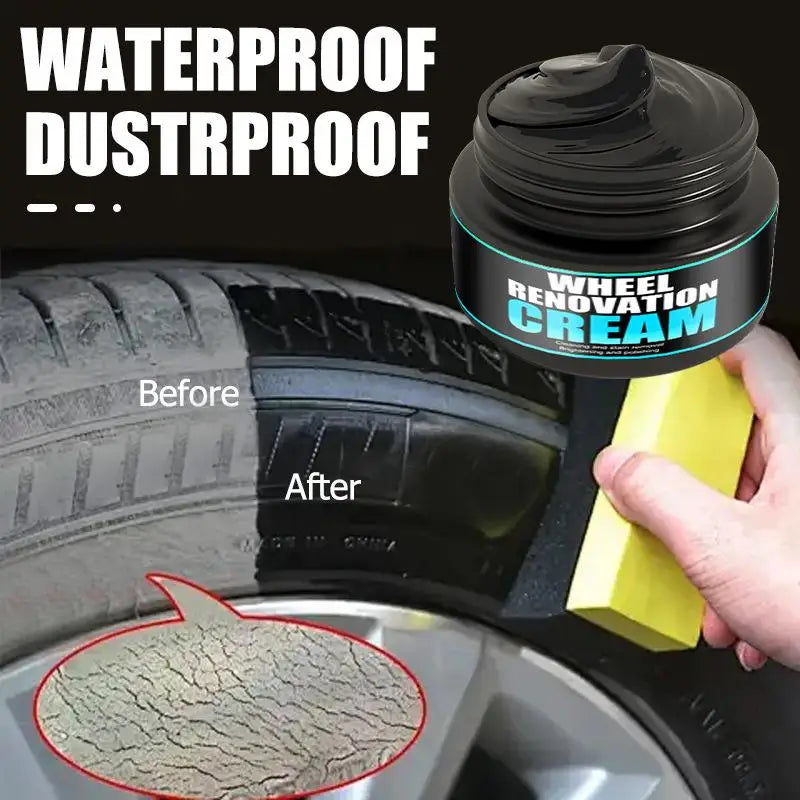 50g Car Tire Care Cream – Gloss Wax & Coating Recovery Tire Care Cream SPOT