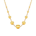 Meaeguet Bead Ball Choker Necklace – 316L Stainless Steel Gold Choker Necklace SPOT Default Title