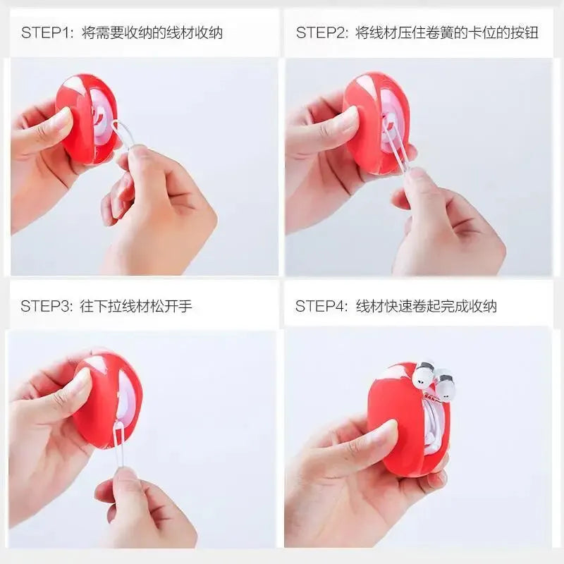 Automatic Retractable Cable Winder – Cord Organizer Box Cable Organizer SPOT