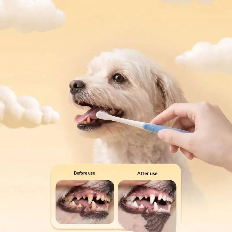 Soft Pet Toothbrush for Dogs & Cats – Dental Cleaning Tool Pet Toothbrush SPOT