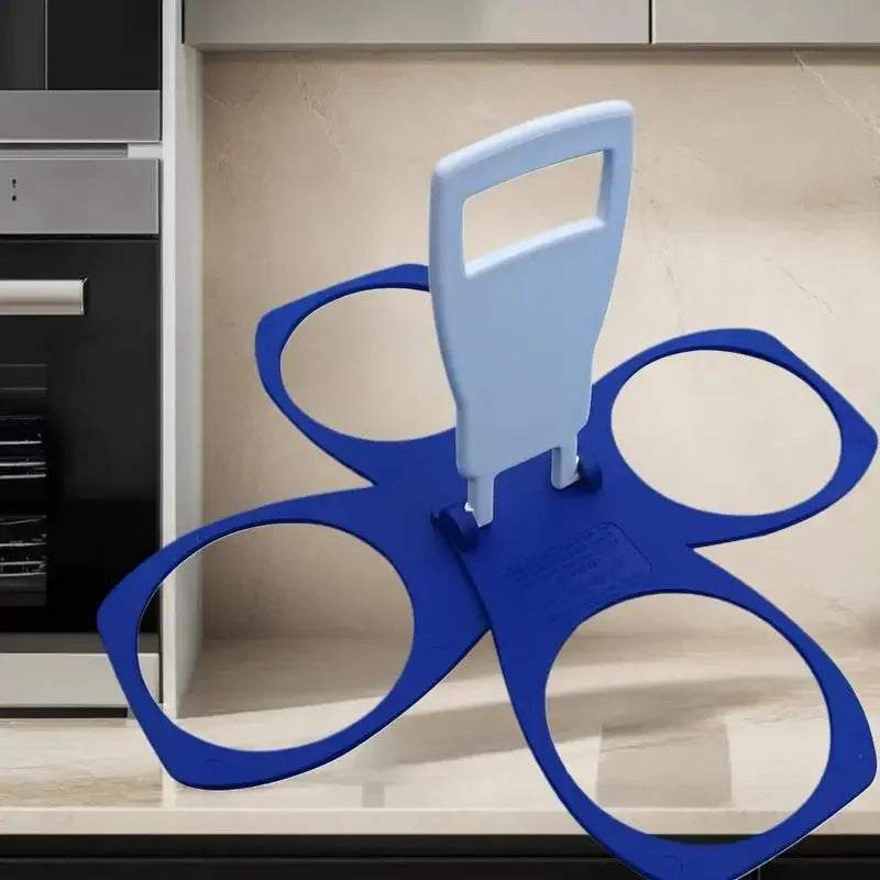 4-Cup Foldable Carousel Cup Holder – Portable Drink Caddy Cup Holder Caddy SPOT