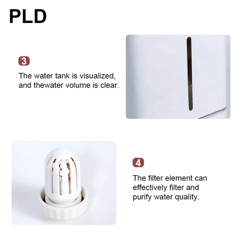 4L Ultrasonic Humidifier & Aroma Diffuser with LED Lights Ultrasonic Humidifier SPOT
