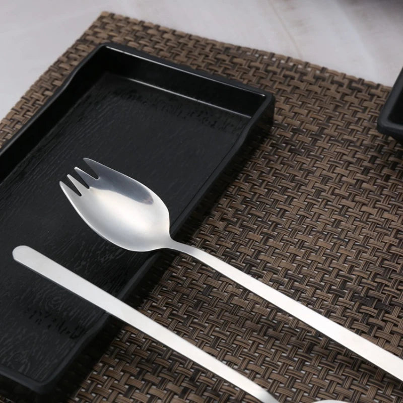 4-Piece Stainless Steel Flatware Set – Salad, Pasta & Dessert Flatware Set SPOT
