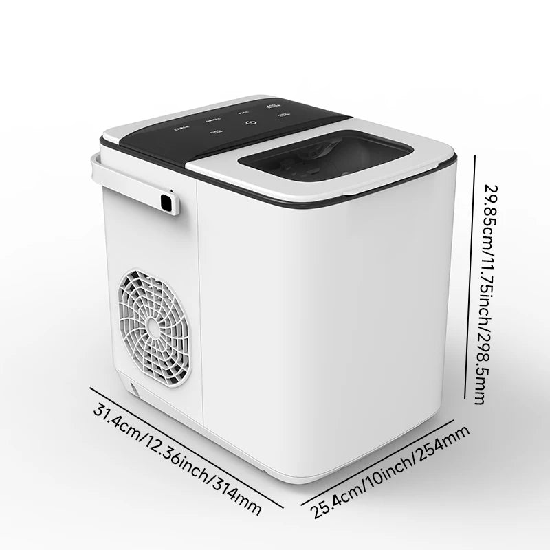 Smart Countertop Ice Maker – 9 Cubes in 6 Min, Touch Control Countertop Ice Maker SPOT