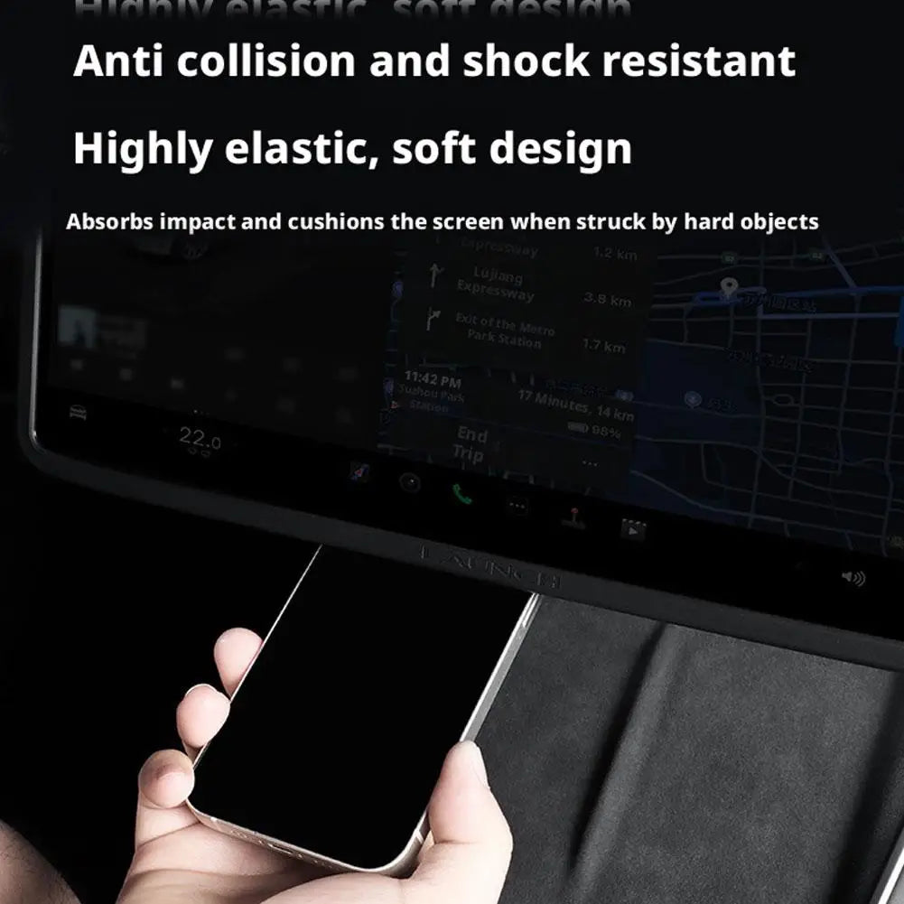 Silicone Screen Frame Protector for Tesla Model Y 16" Display Car Screen Protector SPOT