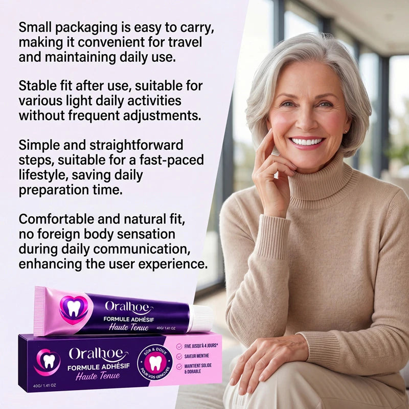 Silicone Denture Adhesive Cushion – Daily Stabilizing Pad Denture Adhesive Cushion SPOT