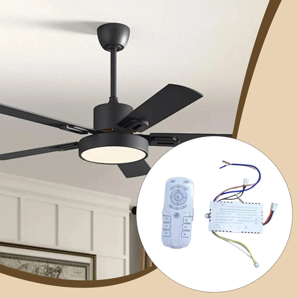 Ceiling Fan Remote Control Kit – 6 Speeds, Timer & Light Fan Remote Control Kit SPOT