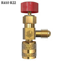 R410A R22 Brass Safety Valve Adapter for HVAC AC Systems HVAC Valve Adapter SPOT R410 R22