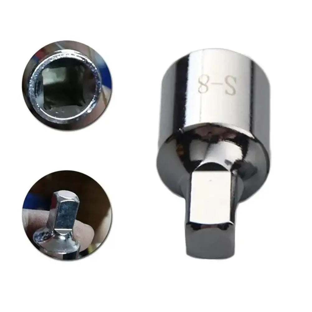 8mm Square Oil Sump Drain Plug Key – 3/8" Drive Alloy Steel Oil Drain Plug Key SPOT