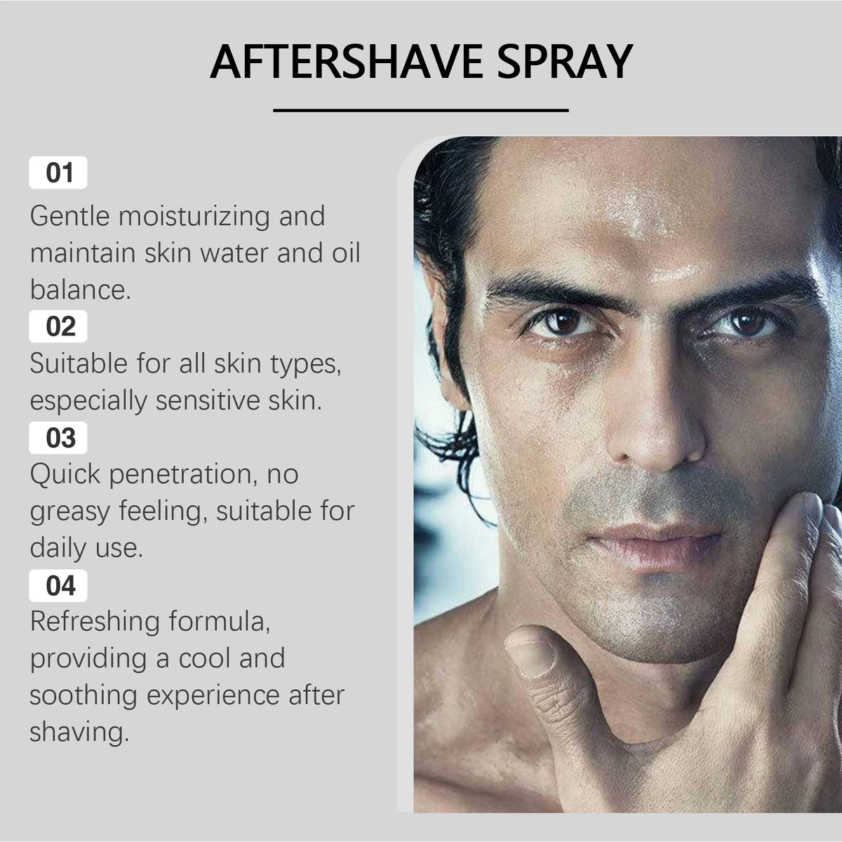East Moon Men's Moisturizing Aftershave Spray – 100ml Aftershave Spray SPOT